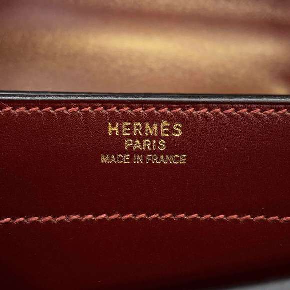 Hermes Business Bag Sac Adepeche Rouge Ash Calf C - Picture 14 of 15